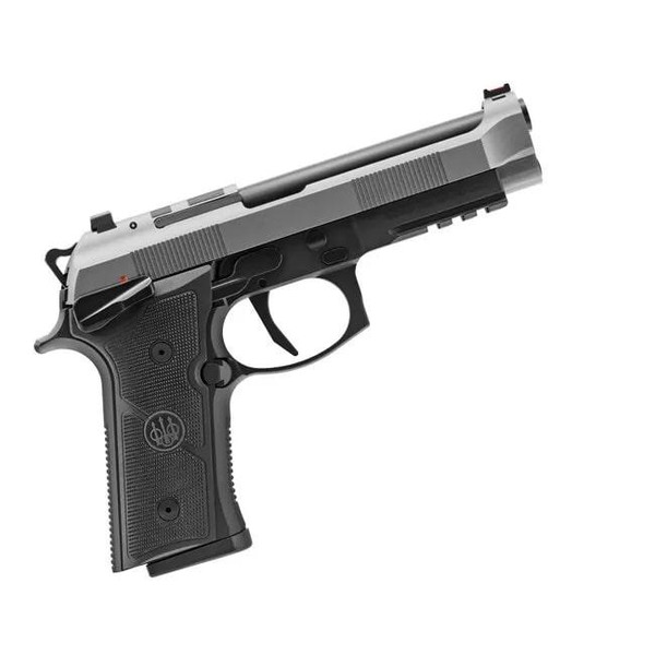 Beretta 92Xi SAO Full Size 9mm Luger, 4.7" Barrel, 18+1, Black / Stainless Steel