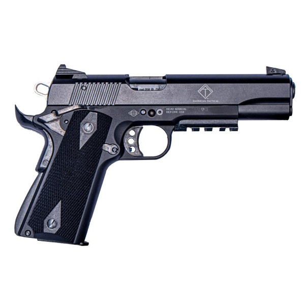ATI GSG 1911 Handgun .22 LR 10rd Magazine 5" Barrel Black Pic Rail 1/2x28 Thread Adapter
