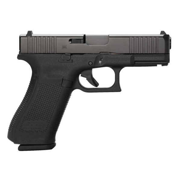 Glock 45 Gen 5 9mm Luger, 4.02" Barrel, 10+1, Matte Black
