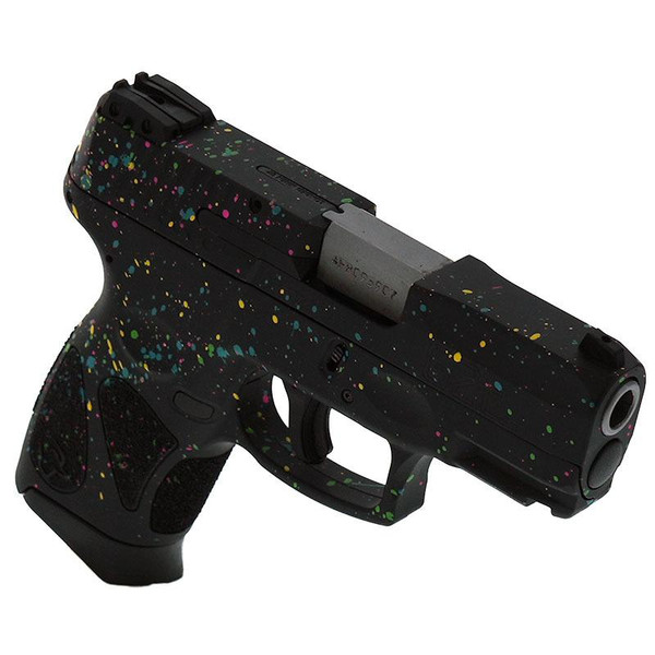 Taurus G2C Custom "Multi-Color Paint Splatter" Handgun 9mm Luger 12rd Magazines (2) 3.2" Barrel