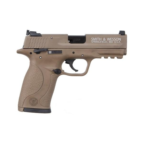 Smith & Wesson M&P22 Compact .22 LR, 3.6" Barrel, 10+1, FDE Cerakote
