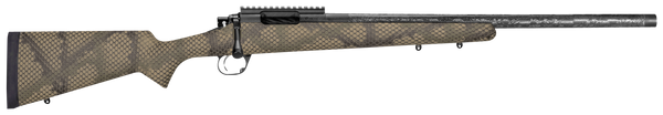 Proof Research 135297 Glacier TI Full Size 7mm PRC 4+1 24" Carbon Fiber Match Grade Threaded Barrel, Black Cerakote Titanium Receivern w/Picatinny Rail, Fixed PROOF Hunter TFDE Carbon Fiber Stock