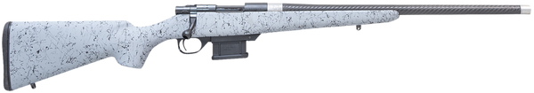 Howa HCE6ARCGRY 1500 Carbon Elevate 6mm ARC 20" Carbon Fiber Wrapped Threaded Barrel, Black Drilled & Tapped Steel Receiver, Fixed Stocky's Gray w/Black Webbing Synthetic Stock, Right Hand