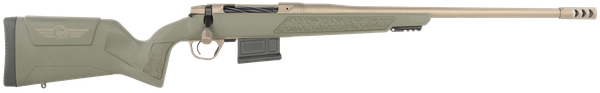 Christensen Arms 8011505400 Evoke Hunter 22 Creedmoor 4+1 22" Smoked Bronze Cerakote Threaded Barrel, Smoked Bronze Cerakote Drilled & Tapped Receiver, OD Green Fixed Synthetic Stock