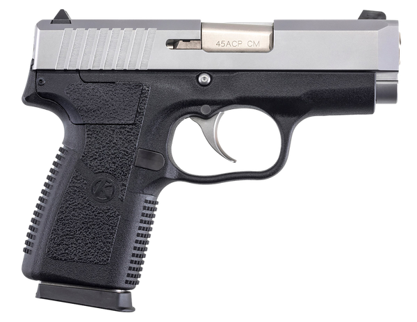 Kahr Arms CM4543 CM45  45 ACP 5+1 3.30" Serrated Steel Barrel, Matte Stainless Serrated Steel Slide, Black Polymer Frame, Black Textured Polymer Grip, No Safety, Right Hand