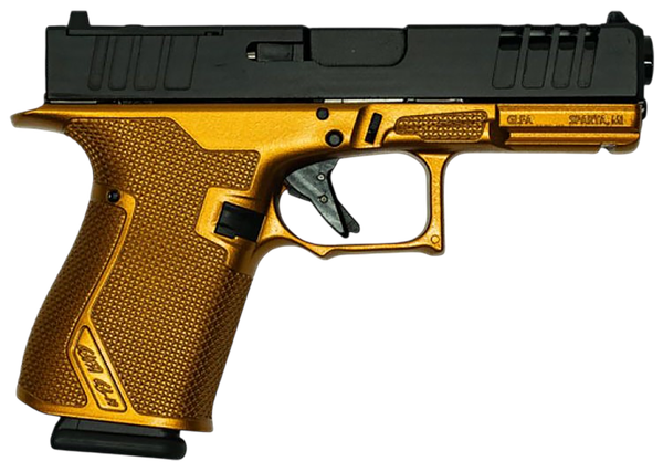 Great Lakes Firearms GL19GCPR Striker  Compact Frame 9mm Luger 15+1 4" Black Nitride Barrel, Optic Cut/Serrated/Window Cut Slide, Polymer Frame, RMR Footprint, Ambidextrous