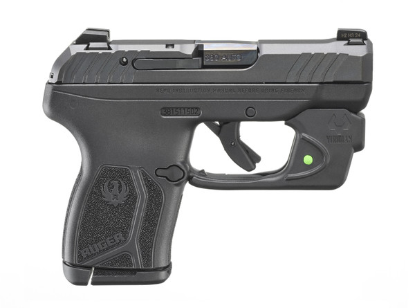 LCP MAX  .380ACP 2.8" Viridian Grn Lsr 10rd