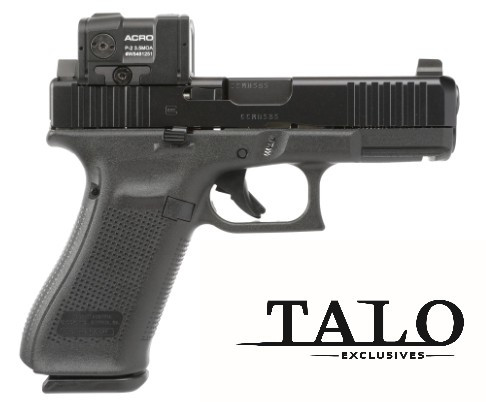 45 MOS Ameriglo 4" 9mm ACRO P2 Blk (2)10rd TALO
