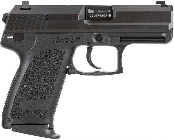 USP9 Compact V7 LEM 3.58" 9mm Blk (2) 10-rd