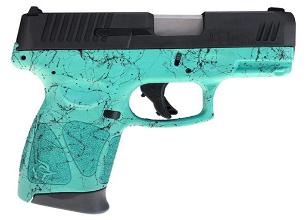 G3C 9mm 3.26" Cyan Splatter 3/12