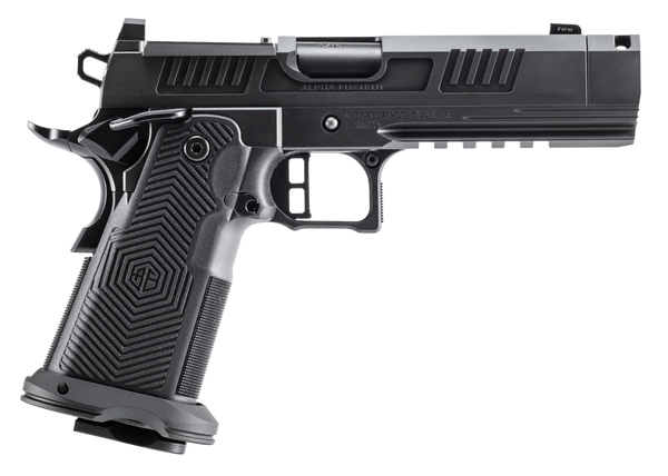 Alpha Foxtrot AA39X4CIG-XDBK13 AF1911 Romulus 45 ACP 13+1 4.25" Black DLC Stainless Steel Threaded Compensated Barrel, Optic Ready/Serrated Slide & Frame w/Beavertail & Picatinny Rail, RMR/RMSc Footpr