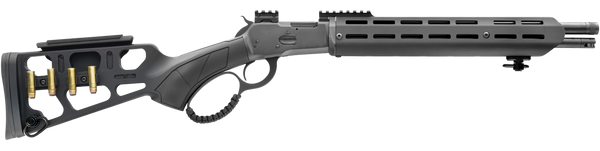 Chiappa Firearms 920434 Wildlands Takedown 92 44 Mag 9+1 16.50" Blued Steel Threaded Barrel, Blued Picatinny Rail Steel Receiver, M-LOK Handguard, Skeletonized Black Synthetic Stock w/Adjustable Comb