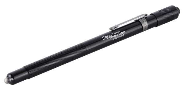 Streamlight 65006 Stylus PenLight  Black Anodized 2 Lumens Red LED