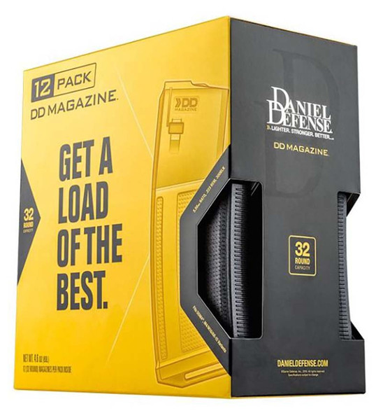 DD Magazine, 5.56mm, 32 Rounds, Blk 12Pk
