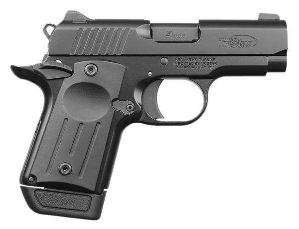 TriStar 85700 Protege X  Sub-Compact Frame 9mm Luger 7+1 3.20" Black Steel Barrel Black Cerakote Serrated Steel Slide, Black Cerakote Frame, Black Polymer Grip