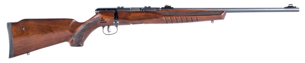 Savage Arms 70510 B22 G Full Size 22 WMR 10+1 21" Matte Black Sporter Barrel, Matte Black Drilled & Tapped Carbon Steel Receiver, Satin Hardwood Fixed Sporter Stock, Right Hand