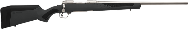 Savage Arms 57082 110 Storm Full Size 243 Win 4+1 22" Matte Stainless Button-Rifled Barrel, Matte Drilled & Tapped Stainless Steel Receiver, AccuStock Matte Gray Synthetic Stock, Right Hand