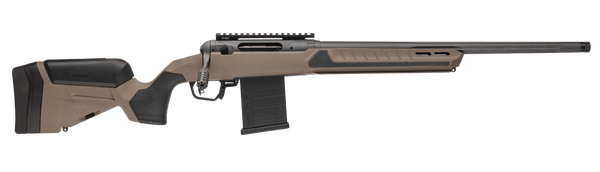 Savage Arms 32670 110 Core Tactical 6mm Creedmoor 10+1 20" Medium Heavy Fluted Barrel, Arca Rail Forend, Coyote Tan AccuStock w/AccuFit V2 Synthetic Stock, Right Hand
