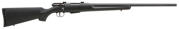 Savage Arms 19155 25 Walking Varminter Full Size 223 Rem 4+1 22" Matte Black Heavy Barrel, Matte Black Carbon Steel Receiver Drilled & Tapped, Matte Black Fixed Varmint Synthetic Stock, Right Hand