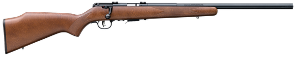 Savage Arms 96701 93R17 GLV Full Size 17 HMR 5+1 21" Matte Black Heavy Varmint Barrel, Matte Black Drilled & Tapped Carbon Steel Receiver, Satin Hardwood Fixed Stock, Right Hand