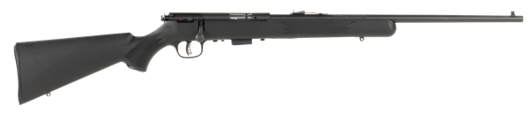 Savage Arms 91800 93 F Full Size 22 WMR 5+1 21" Matte Black Sporter Barrel, Matte Black Carbon Steel Receiver, Matte Black Fixed Synthetic Stock, Right Hand