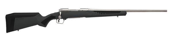 Savage Arms 57077 110 Storm Full Size 6.5 Creedmoor 4+1 22" Matte Button-Rifled Barrel, Matte Drilled & Tapped Stainless Steel Receiver, AccuStock Matte Gray Synthetic Stock, Right Hand