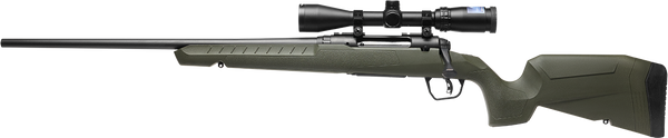 Savage Arms 32186 Axis 2 XP Combo Full Size 7mm-08 Rem 4+1 22" Black Sporter Barrel, Black Carbon Steel Receiver Drilled & Tapped, OD Green Fixed Synthetic Stock, Weaver 3-9x40mm Scope, Left Hand