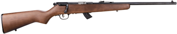 Savage Arms 60703 Mark II G Youth 22 LR 10+1 19" Matte Black Button Rifled Barrel, Matte Black Drilled & Tapped Carbon Steel Receiver, Satin Brown Fixed Wood Stock, Right Hand