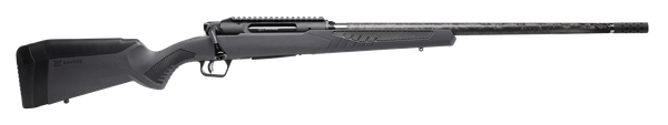 Savage Arms 57899 Impulse Mountain Hunter 30-06 Springfield 4+1 22" Carbon Fiber Threaded Barrel, Black Aluminum Receiver w/Picatinny Rail, Gray AccuStock Synthetic Stock, Ambidextrous
