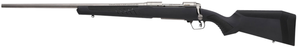 Savage Arms 57085 110 Storm Full Size 223 Rem 4+1 22" Matte Button-Rifled Barrel, Matte Drilled & Tapped Stainless Steel Receiver, AccuStock Matte Gray Synthetic Stock, Left Hand
