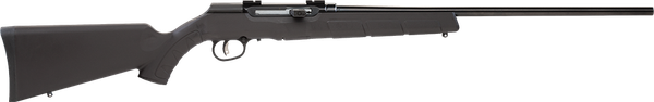 Savage Arms 47001 A Series Magnum Full Size 17 HMR 10+1 22" High Luster Button Rifled Barrel, High Luster Drilled & Tapped Carbon Steel Receiver, Matte Black Fixed Synthetic Stock, Right Hand