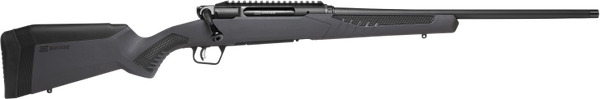 Savage Arms 57910 Impulse Driven Hunter 300 Win Mag 3+1 20" Matte Black Threaded Barrel, Matte Black Carbon Steel Receiver w/Picatinny Rail, Gray AccuStock Synthetic Stock, Ambidextrous