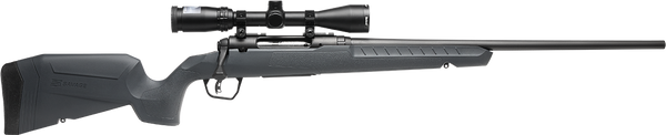 Savage Arms 32180 Axis 2 XP Combo Full Size 270 Win 4+1 22" Black Sporter Barrel, Black Carbon Steel Receiver Drilled & Tapped, Gray Fixed Synthetic Stock, Weaver 3-9x40mm Scope, Right Hand