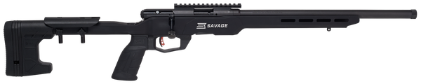 Savage Arms 70848 B Series Precision Full Size 17 HMR 10+1 18" Black Heavy Threaded Barrel, Matte Black Picatinny Rail Carbon Steel Receiver, Matte Black Aluminum MDT ACC Chassis, Black Polymer Grips