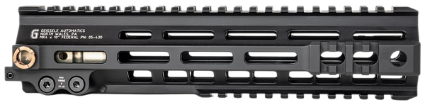 Geissele Automatics 05430B Super Modular Rail Mk4 Black Aluminum 10" Long