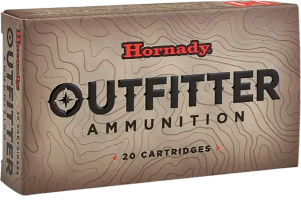 Hornady 822124 Outfitter  300WthbyMag 180gr Copper Alloy eXpanding 20 Per Box/10 Case