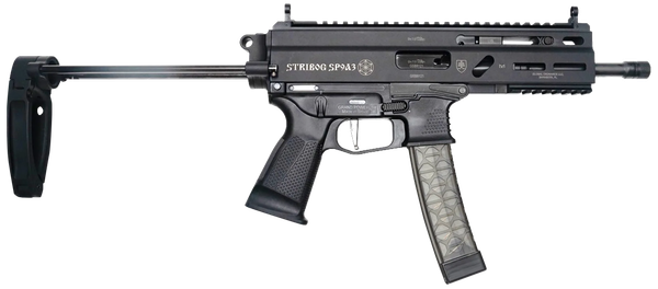 Grand Power 850003223124 Stribog SP9A3 9mm Luger 30+1 Black PDW Tailhook Brace