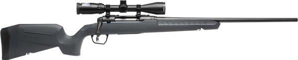 Savage Arms 32171 Axis 2 XP Combo Full Size 223 Rem 4+1 22" Black Sporter Barrel, Black Carbon Steel Receiver Drilled & Tapped, Gray Fixed Synthetic Stock, Weaver 3-9x40mm Scope, Right Hand