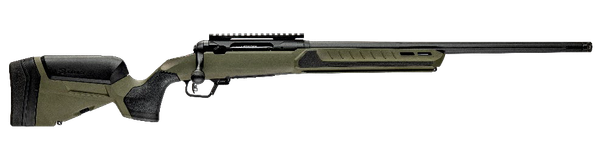 Savage Arms 32636 110 Core Predator Full Size 6mm Creedmoor 10+1 22" Medium Heavy Fluted Barrel, Arca Rail Forend, Hunter Green AccuStock w/AccuFit V2 Synthetic Stock, Left Hand