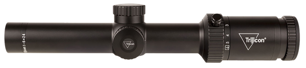Trijicon 2900019 Credo HX  Satin Black 1-6x24mm 30mm Tube Illuminated Red BDC Hunter Holds .308 Reticle