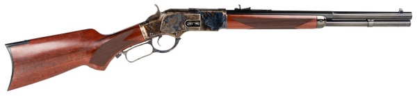 Taylors & Company 550202DE 1873 Taylor Tuned 357 Mag 10+1 18" 1/2 Octagon Barrel Walnut Fixed Pistol Grip Stock Color Case Hardened Right Hand