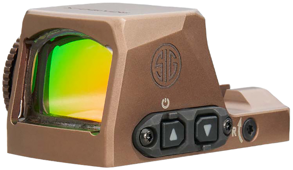 Sig Sauer Electro-Optics SORX1002 Romeo-X Pro Flat Dark Earth 1 x 24 mm 2 MOA Red Dot/32 MOA Circle