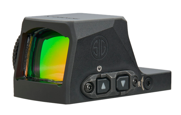 Sig Sauer Electro-Optics SORX1370 Romeo-X Enclosed Pro Black 1x24mm Illuminated Green Circle w/Dot Reticle RX Footprint Mount