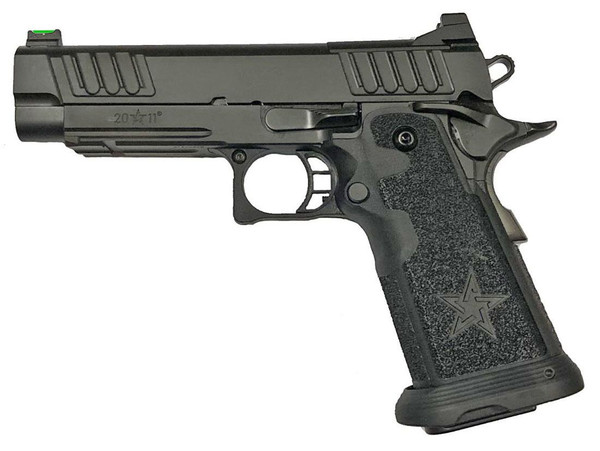 Staccato P 9mm Luger, 4.4" Barrel, 17+1, Black DLC