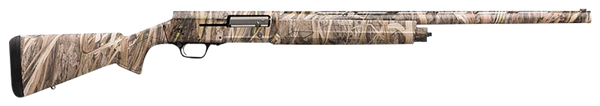 Browning 0118992004 A5  12 Gauge 28" Barrel 3.5" 4+1 Full Coverage Mossy Oak Shadow Grass Habitat, Textured Synthetic Stock With Closed Radius Pistol Grip