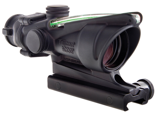 Trijicon 100209 ACOG  Black Hardcoat Anodized 4x32mm Illuminated Green Crosshair .223/5.56 BDC Reticle