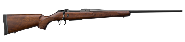 CZ-USA 07713 CZ 600 American ST2 6.5 Creedmoor 5+1 24" Threaded, Black Barrel/Rec, Walnut Stock, Adj. Trigger