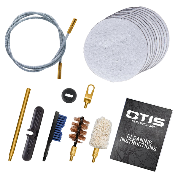Otis FG70112 Patriot Cleaning Kit 12 Gauge & 10 Gauge Shotgun/15 Pieces Yellow Plastic Box Case