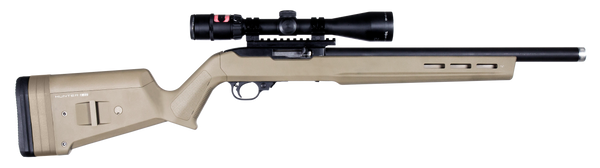Magpul MAG548-FDE Hunter X-22 Stock Fixed Adjustable Comb Flat Dark Earth Synthetic for Ruger 10/22