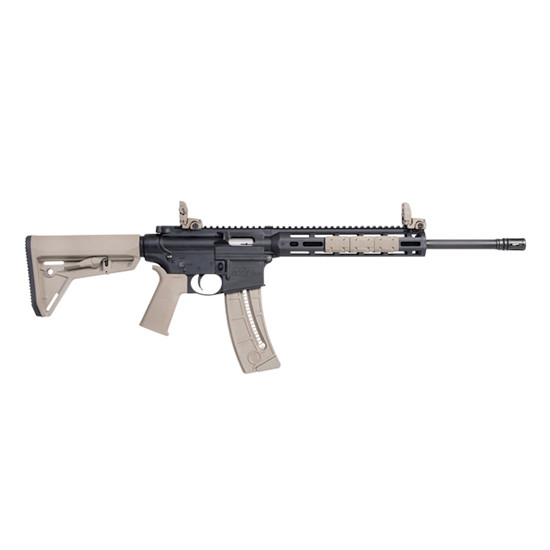 SW M&P15-22 SPORT MOE SL 22LR 16.5 FDE MBUS 25RD